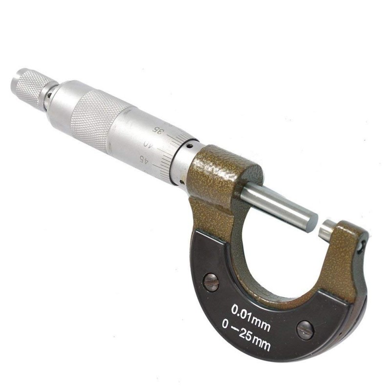 Micrometro de Exteriores 0-25mm Calibre para Mecanico